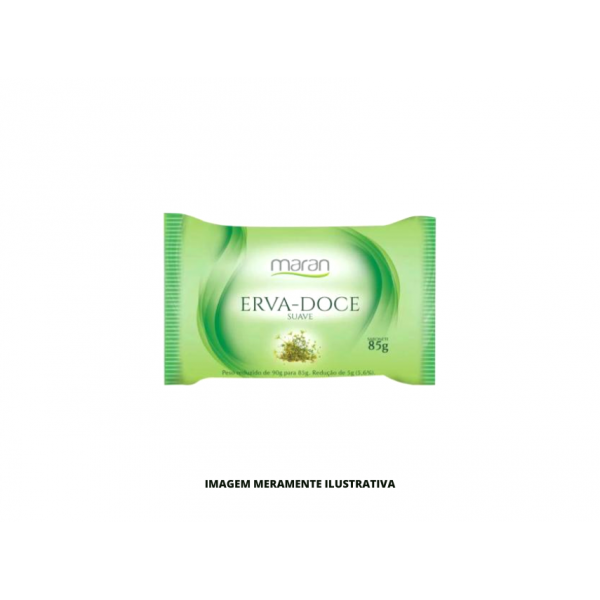 SABONETE - MARAN - 80g SUAVE ERVA DOCE - DP12